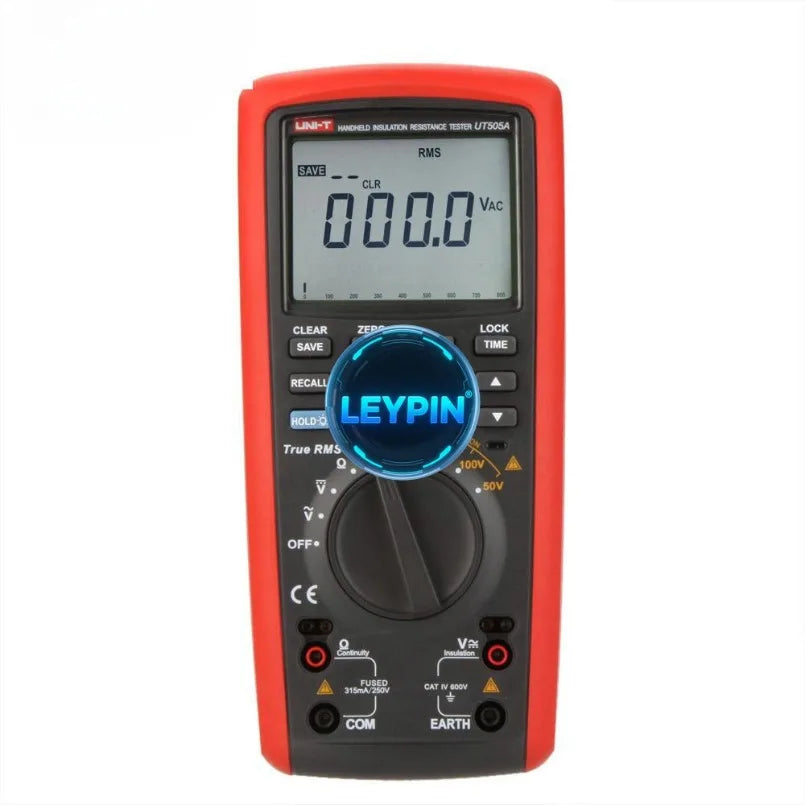UNI-T UT505A 6000 Count Data Hold Lock Timing Measurement Storage Call Function Insulation Resistance Tester     lexso