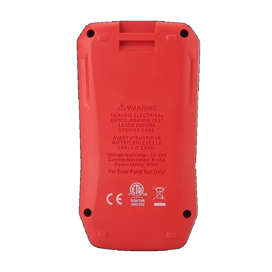 UNI-T UT673PV 5~800W Solar MPPT Meter Photovoltaic Solar Tracker Maximum Power Tester Pmax Vmp Lmp Voc Lsc Multi Tester    ytdi