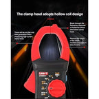 UNI-T Uni-Trend Multimeter clamp Meter UT206A+ Clamp Current Meter Ammeter 1000V Voltmeter Voltage Frequency lexso
