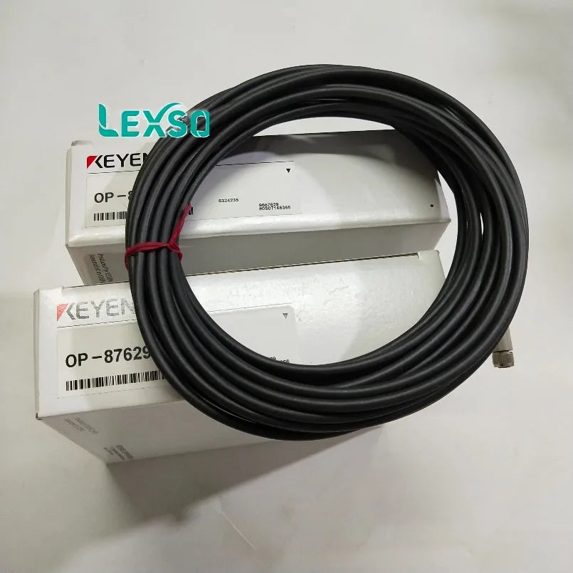 KEYENCE New OP-87629 Connector Cable M8 Straight 10m Oil-resistant lexso