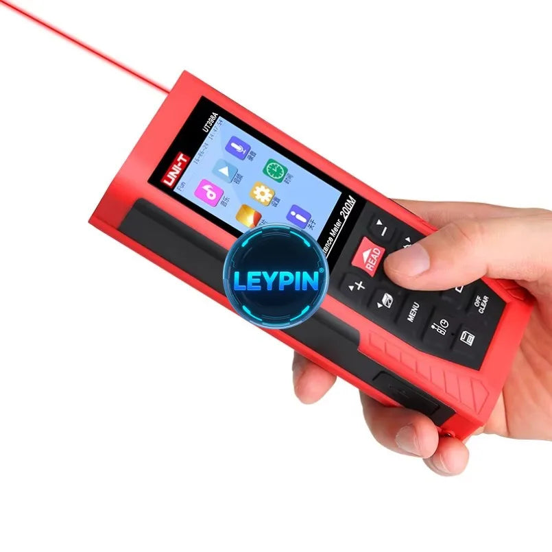 UNI-T UT398A Professional 200m Laser Distance Meters Lofting Test Levelling Instrument ,Multifunctional Laser Rangefinder    lexso
