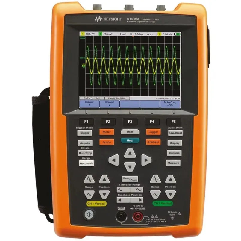 Keysight Technologies U1610A U1600 Series, 100MHz Handheld Oscilloscope, 2 Analogue Channels lexso