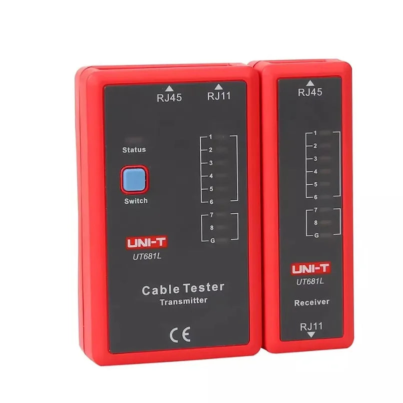 UT681L Accurate HD-MI Cable Tester Tracker LAN Auto Network LED Tester Ethernet Telephone CHN HD-MI Electrician Repair Tool lexso