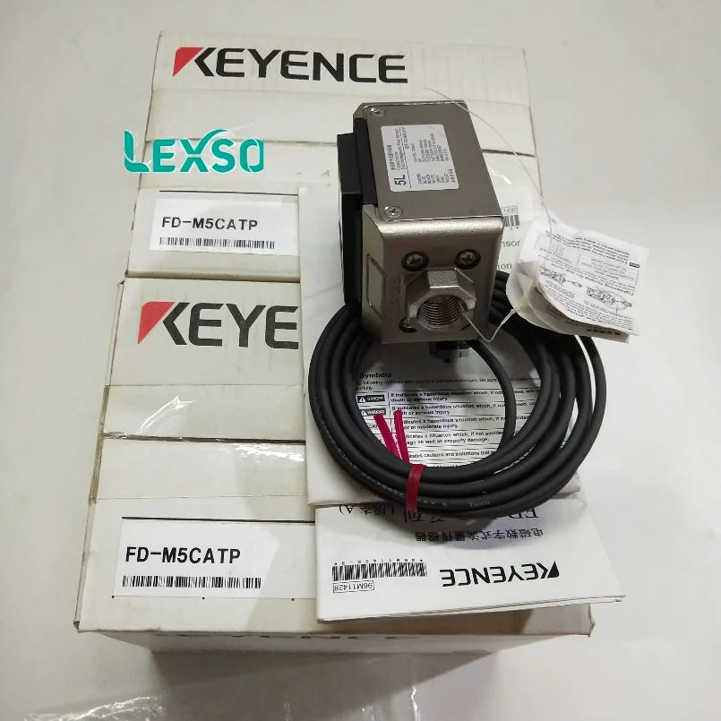 KEYENCE FD-F50 Clamp-on Gas Flow Sensor High Precision Non-contact for Industrial Pneumatic System Monitoring lexso