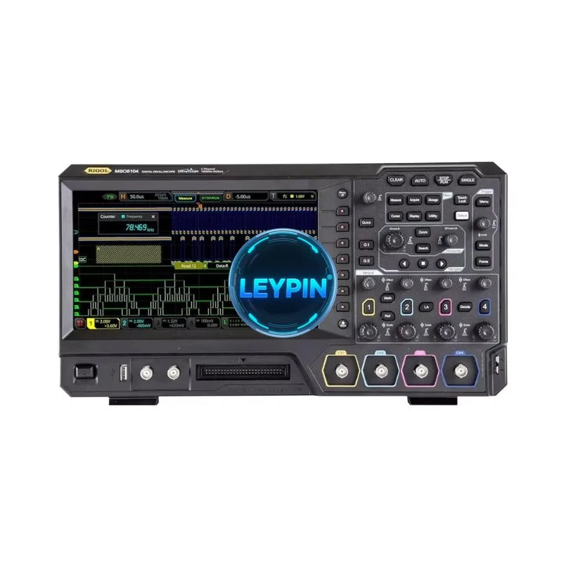 Rigol MSO5104 100 MHz Mixed Signal Oscilloscope 4 Analog Channels UltraVision II High-Speed Features 8GSa/s Sample Rate  lexso
