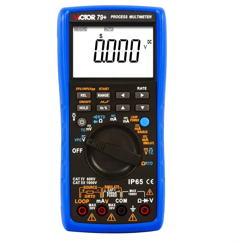 VICTOR VC 79+ Process Meter With Measure and Output Function Tc RTD Pt100 Cu50 VFC Thermocouple Calibrator Process LS   ytdi