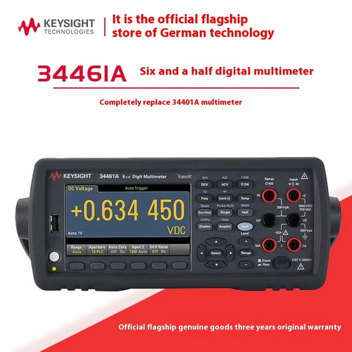 Keysight Digital Multimeter Keysight 34461A Truevolt DMM: Precision Redefined 6.5 Digit 1000 V 75 Ppm USB