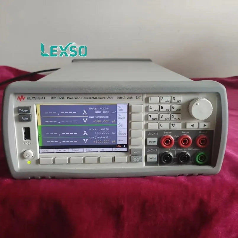 1 pcs Keysight Agilent B2902A Precision Source/Measure Unit 2 ch 210V 3A    lexso