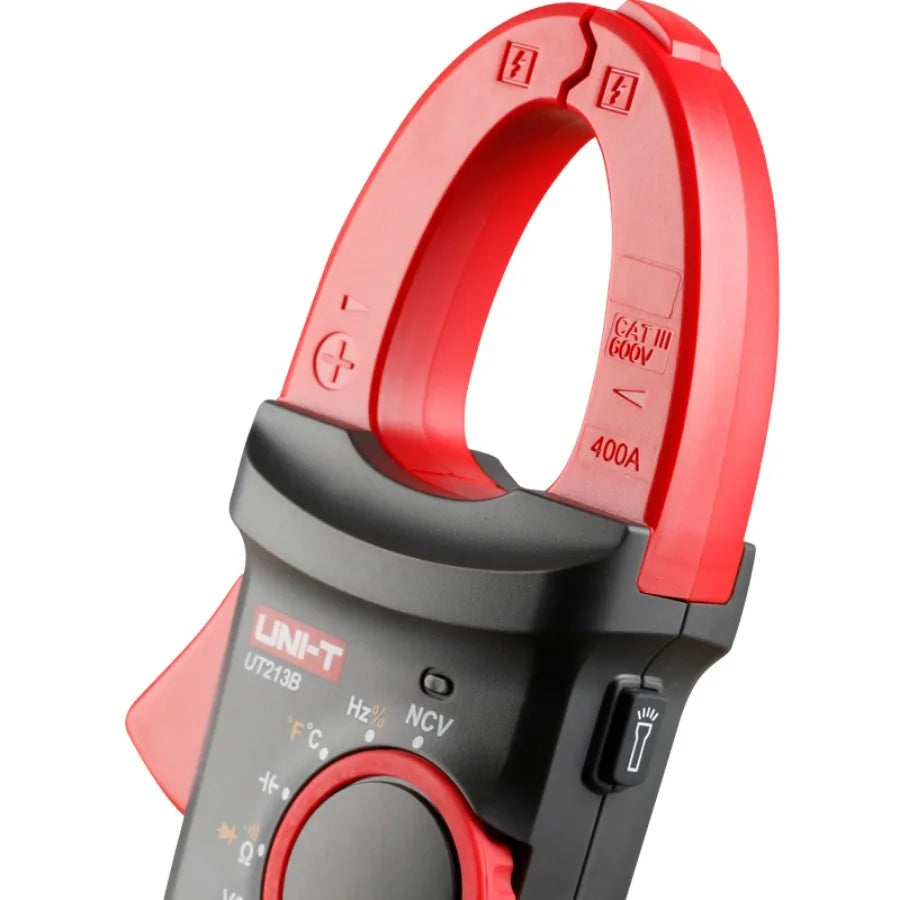 UNI-T UT213B Digital Clamp Meter Voltage Resistance Capacitance Multimeter Temperature Auto Range 400A 600V True RMS 4000 Counts    ytdi