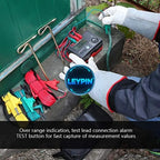 UNI-T UT521 UT522 Digital Earth Ground Tester Kit Electronic Ohmmeter for Ground Insulation Testing     lexso