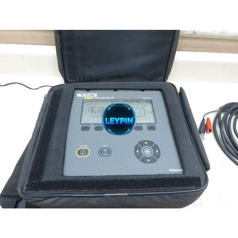 Tempo / Tektronix TS100 TelScout Cable Fault Tester w/ Case & Leads Used    ytdi