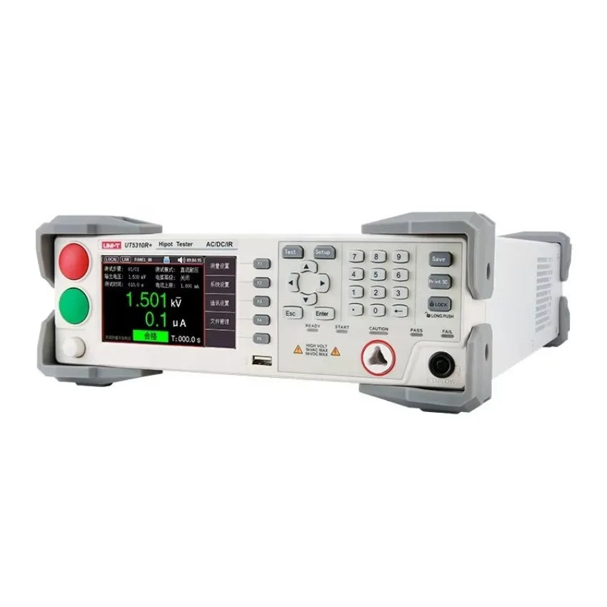 UNI-T UT5310A+ Programmable HIPOT Tester AC DC Withstand Voltage Tester with RS232 Interface 4.3'' TFT LCD 1CH 5KV 10mA LS    ytdi