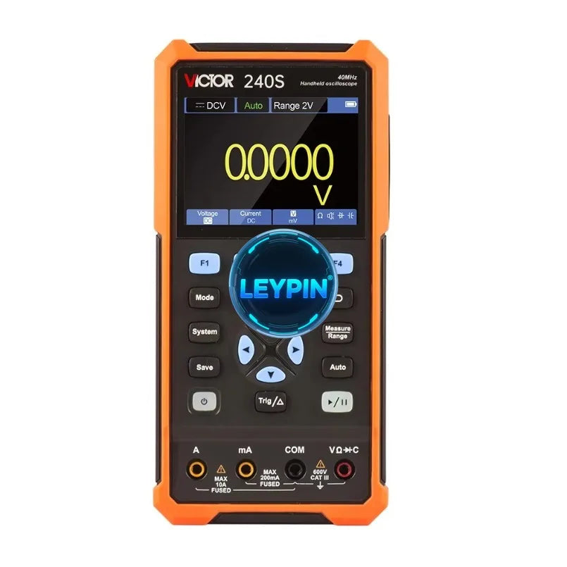 VICTOR 240S Handheld Oscilloscope and Multimeter  3 in 1Function 40MHz Dual Channel 4 1/2 Display 250M Sa/s    ytdi