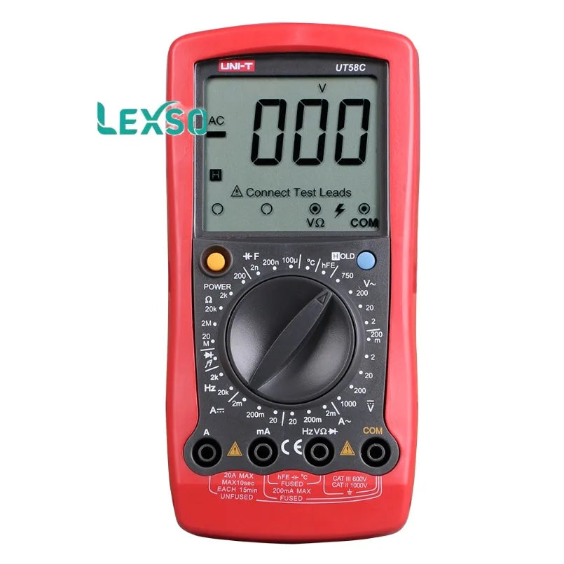 UNI-T UT58C Digital Multimeter Price Multimeter Mastech Multimeter Brands Capacitance Meter    ytdi