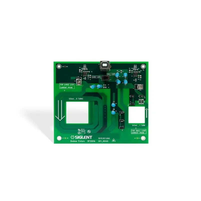 Siglent Oscilloscope option voltage and current phase slot calibration board df2001a power supply analysis  lexso