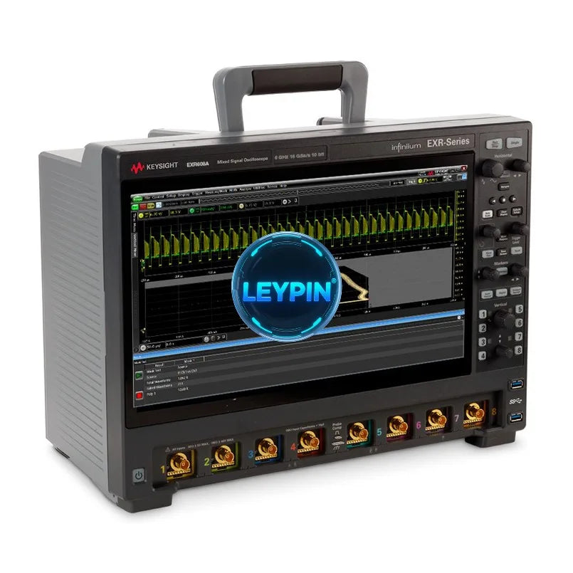Keysight EXR608A Infiniium EXR Series Oscilloscope: 6 GHz, 8 Channels Maximum Memory Depth 1.6 Grid Points    lexso