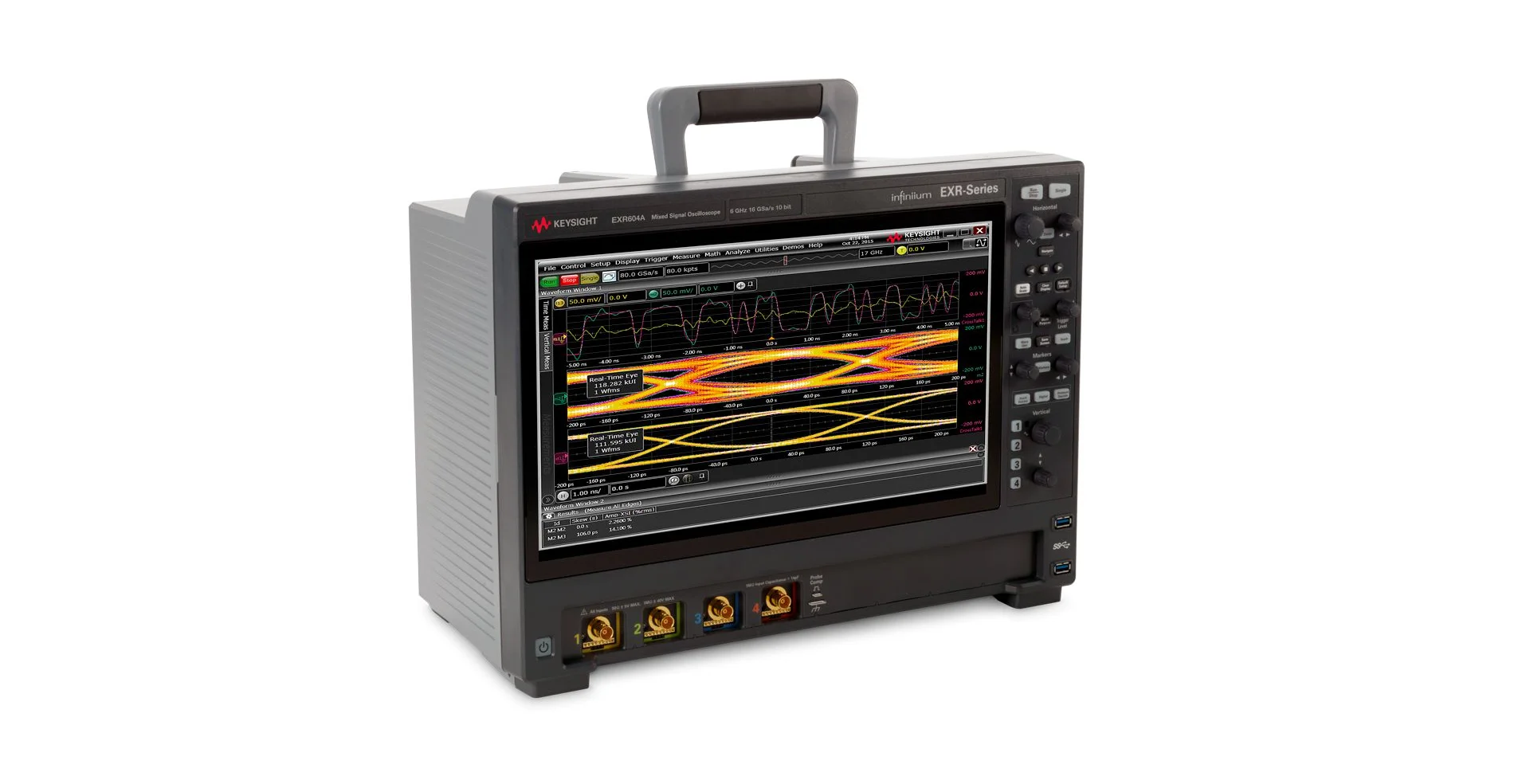 TTLTES KEYSIGHT EXR604A Infiniium EXR-Series Oscilloscope 6 GHz 4 Channels
