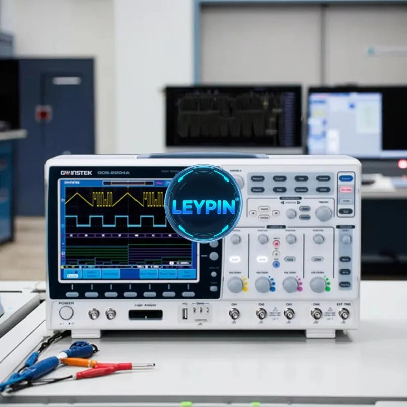 GW Instek GDS-2204A 4Channel Oscilloscope 200 MHz Bandwidth 2GSa/s Sample Rate Ideal for Electronics R&D     lexso