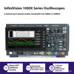 Keysight DSOX1202G 2-Channel Digital Oscilloscope with Built-In Waveform Generator 8-Bit Resolution 2 GSa/s Sample Rate   ytdi