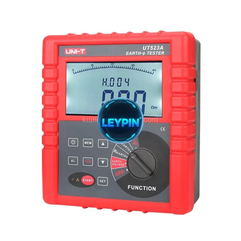 UNI-T UT523A RS232 Digital 2/3/4 Pole Earth Ground Resistance Voltage Soil Resistivity Tester     lexso