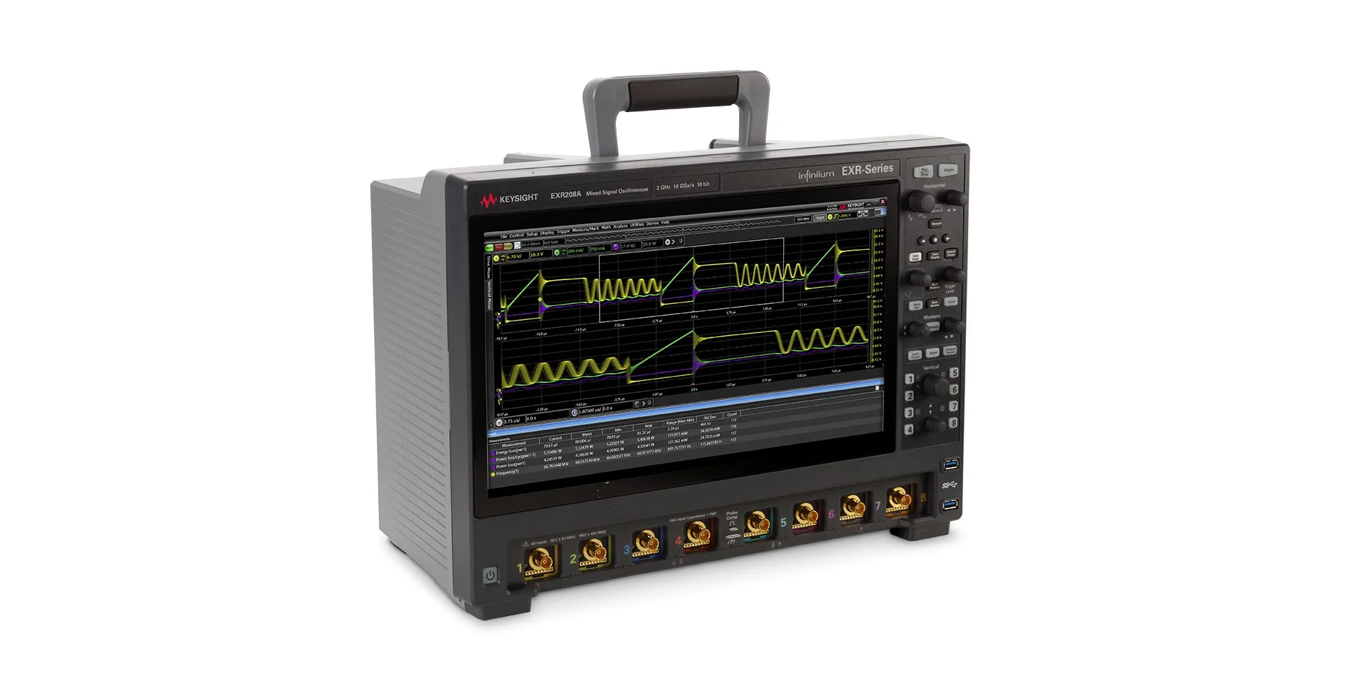 TTLTES KEYSIGHT EXR208A Infiniium EXR-Series Oscilloscope 2 GHz 8 Channels 16 GSa/s Sample Rate