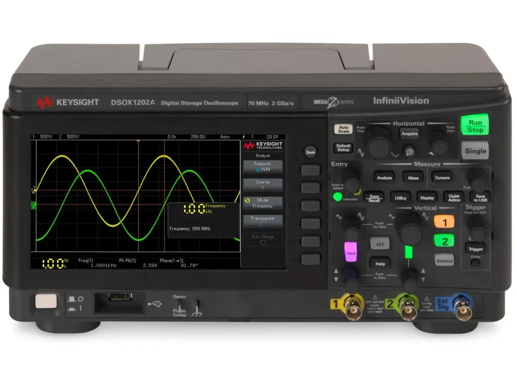 Keysight DSOX1202A   Digital Oscilloscope  70 MHz   2 Channel  DSOX1204A  Brand New in Stock   ytdi