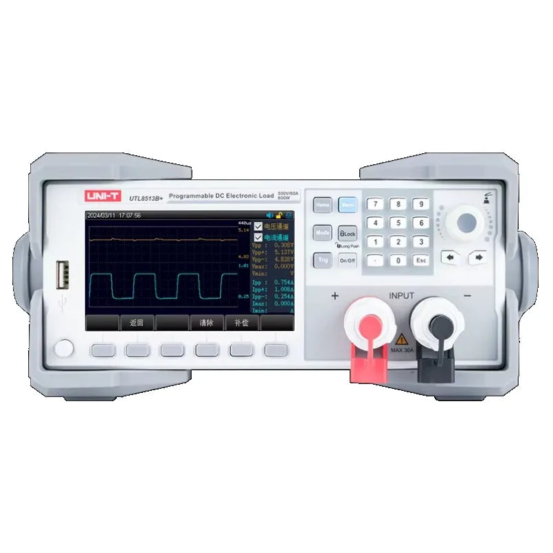 UNI-T UTL8513B+ 500V 60A 600W DC Electronic Load Battery Test Instrument for Measuring Electronic Devices lexso