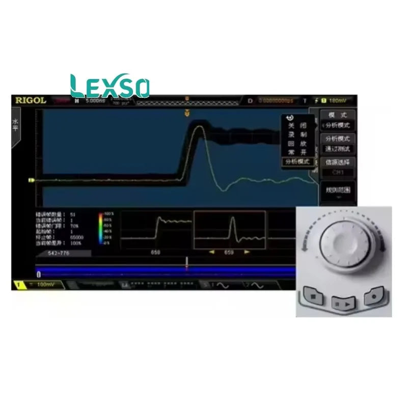 RIGOL DS2102A 2-Channel Digital Oscilloscope 100MHz Low Noise Floor Wide Vertical Range lexso