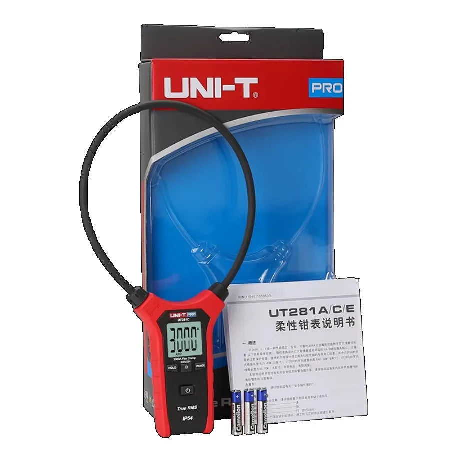UNI-T UT281C UT281E 3000A True RMS Flex Clamp with Data Hold Backlight Auto Power Off LS    ytdi