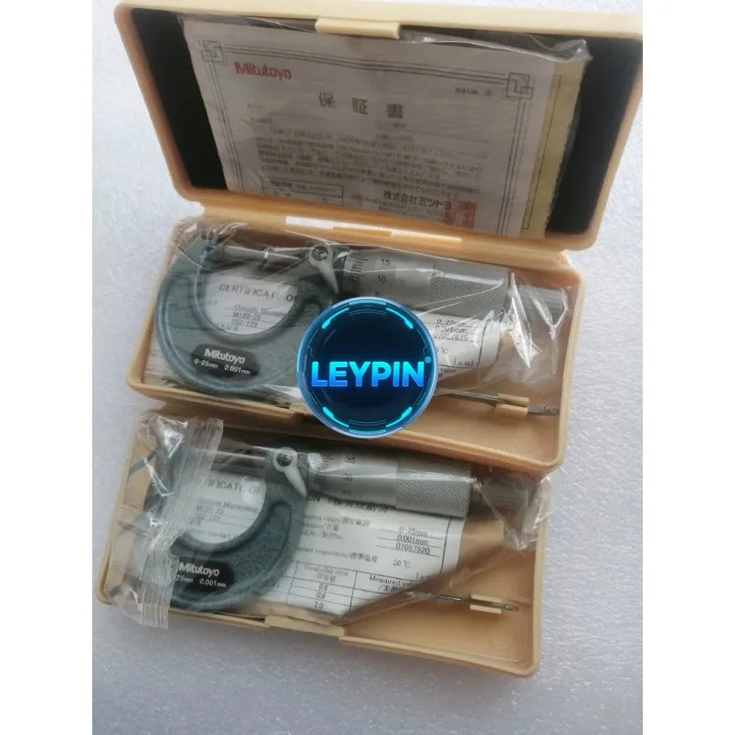 Mitutoyo Outer Diameter Micrometer, High-precision Gauge Thickness Gauge, 0.001 Wall Thickness 103-129 0-25mm  ytdi