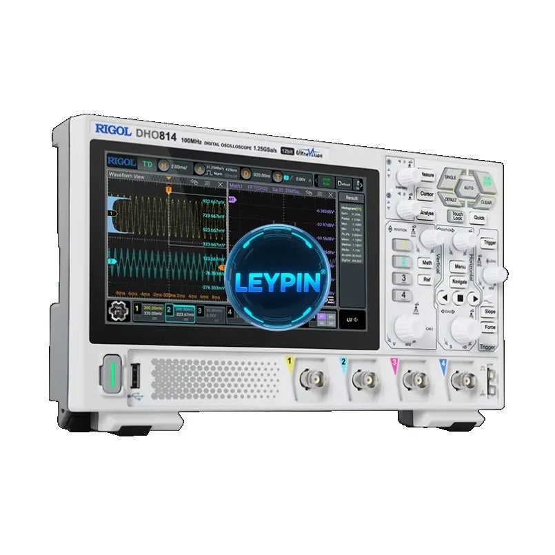 Rigol DHO804 Digital Oscilloscope 4 Channels 25 Mpts Maximum Storage Depth Supports Type-C Power Supply     lexso