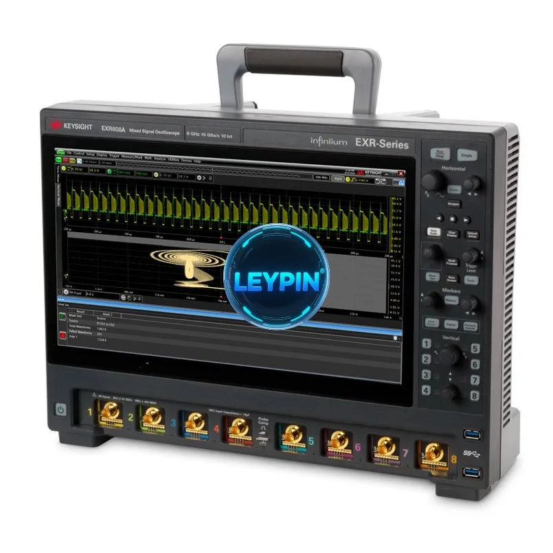 Keysight EXR608A Infiniium EXR Series Oscilloscope: 6 GHz, 8 Channels Maximum Memory Depth 1.6 Grid Points    lexso