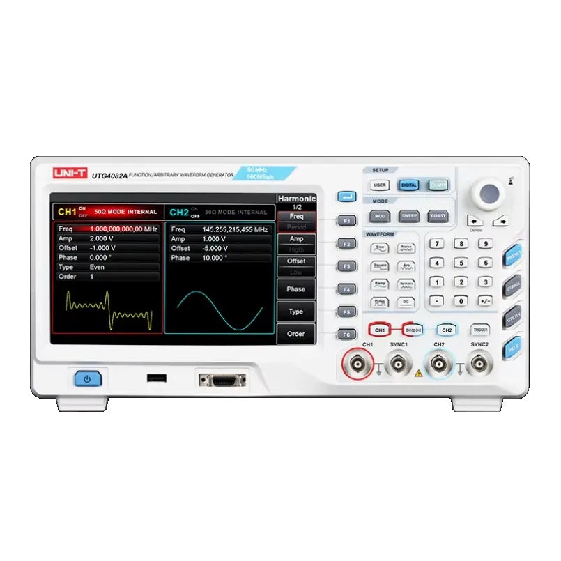 UNI-T UTG4162A 160Mhz 2 Channel Function/Arbitrary Waveform Signal Generator 500MSa/s 32Mpts lexso