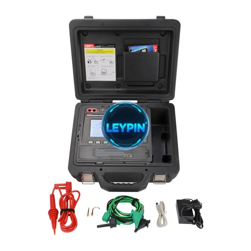 UNI-T UT515B 10KV Insulation Resistance Tester 10T DAR & PI Function 999 Sets Data Storage Lithium Battery     lexso