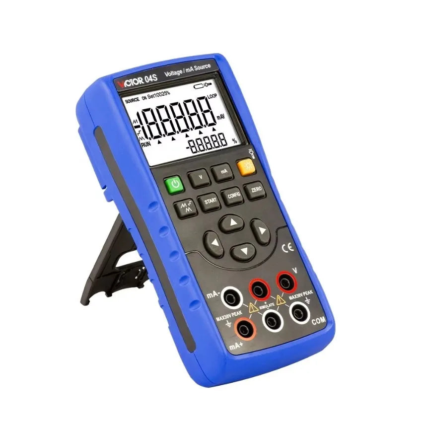 VICTOR VC04S Multifunction Calibrator Tester Temperature Calibrator Simulator Source Transmitter Calibrator 24V Power Supply LS   ytdi