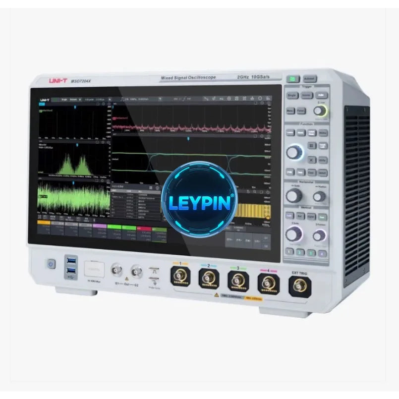 UNI-T MSO7204X 2GHz, 4-Channel, 10 GSa/s Mixed Signal Oscilloscope with 15.6 Inch Touch Screen Display      lexso