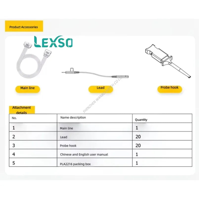 Rigol RPL1116/2316/PLA2216 Oscilloscope Logic Analyzer Probes With 16 Digital Channels  lexso