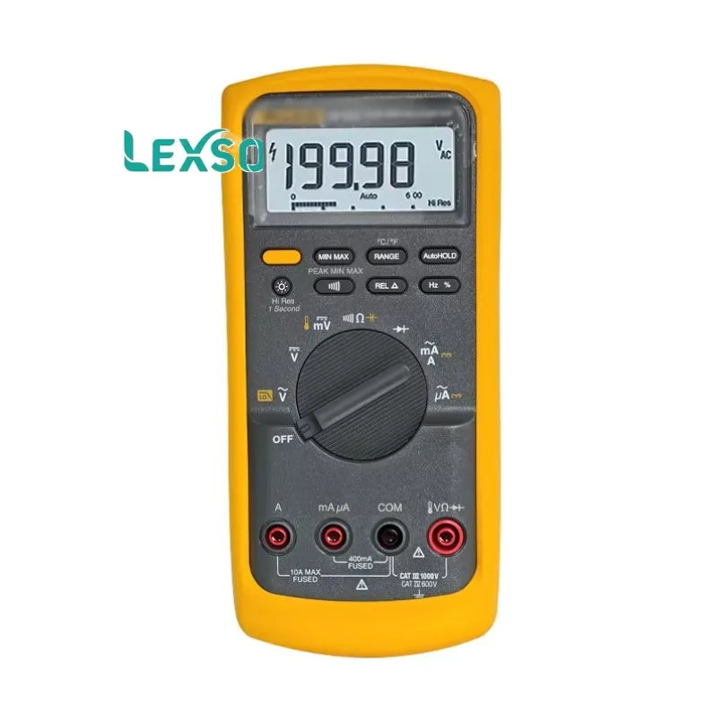 87V Professional Industrial Multimeter with Temperature Measurement LoZ Low Impedance Function  lexso