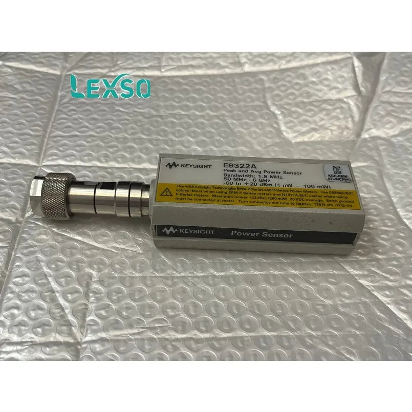 Keysight E9322A Peak and Average Power Sensor, 50 MHz-6 GHz, 1.5MHz Bandwidth   lexso