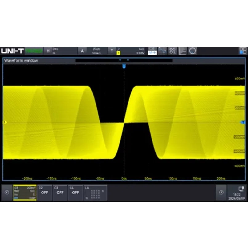 UNI-T MSO3054X 4 Channels 500MHz  Mixed Signal Oscilloscope 5.0 GSa/s Sample Rate 500Mpts Max. Memory Depth Spectrum Analyzer lexso