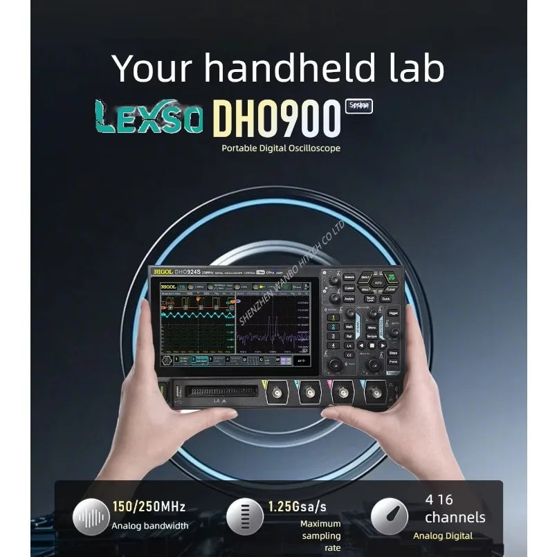Rigol DHO924 250mhz High Resolution Digital Oscilloscope  lexso