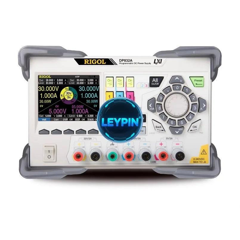 Rigol DP821 Dual Output Programmable Linear DC Power Supply (60V/1A & 8V/10A 140W)  ODM/OEM Customized Support  lexso