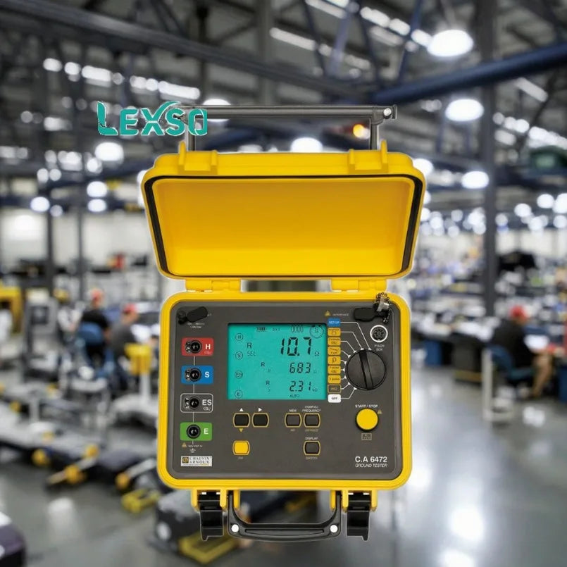 Chauvin Arnoux CA 6472 Earth Soil Resistivity Tester 3-Pole 4-Pole Clamp Methods Frequency Sweep Measuring Analysing  lexso