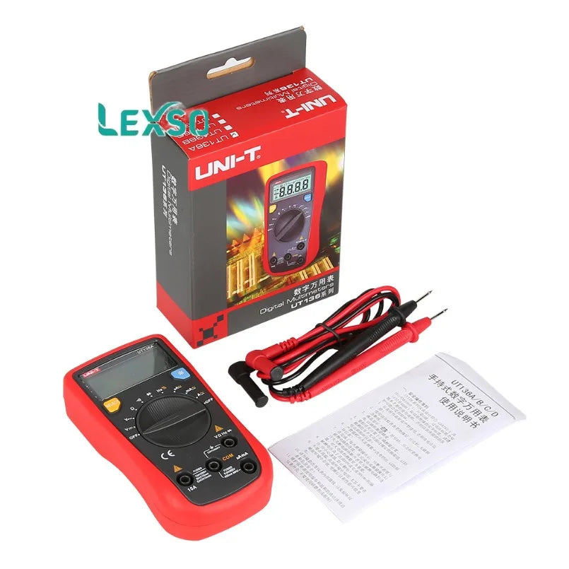 UNI-T UT136A 3999 Count Multimeter Tester Multimeter Mini Digital Multimeter    ytdi