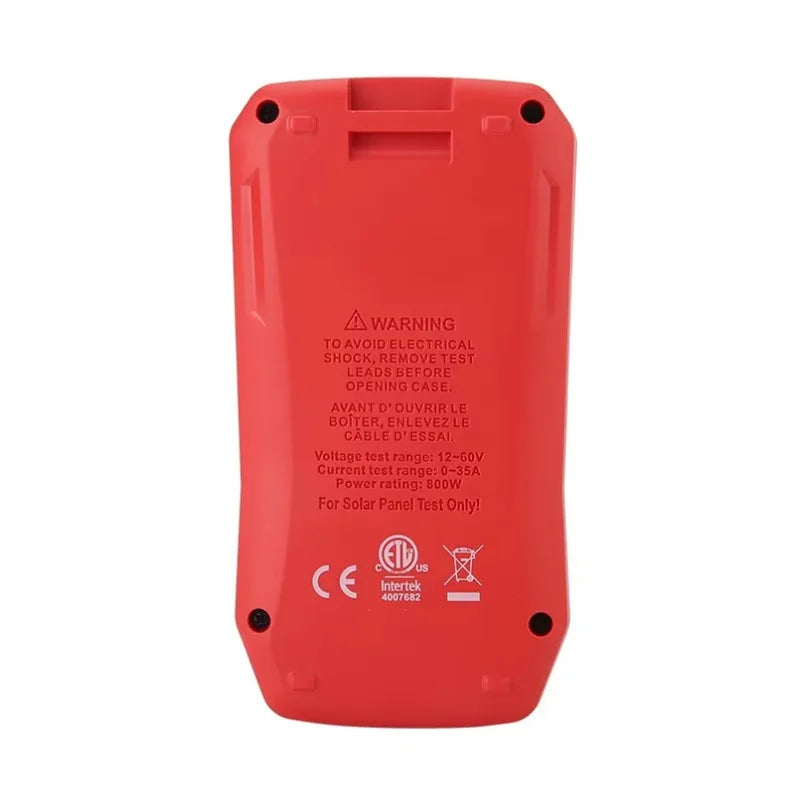 UNI-T UT673PV Solar MPPT Meter Solar Panels Testing for Rapid Diagnosis of Photovoltaic Module Failure in Solar Power Generation lexso