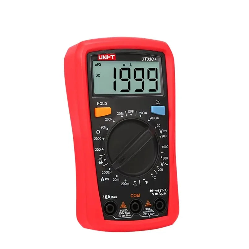 UNI-T UT33C+ Precision Multimeter Automatic Range Test Professional Capacitance Meter Ammeter Multi-Function Circuit Tester lexso