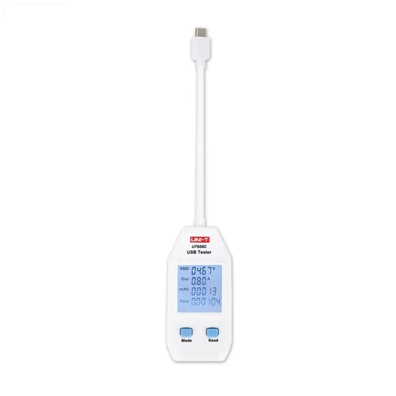 Unit-t UT658A Portable Output Voltage Current Resistance USB Professional Tester Meter USB Digital Display Data Storage lexso