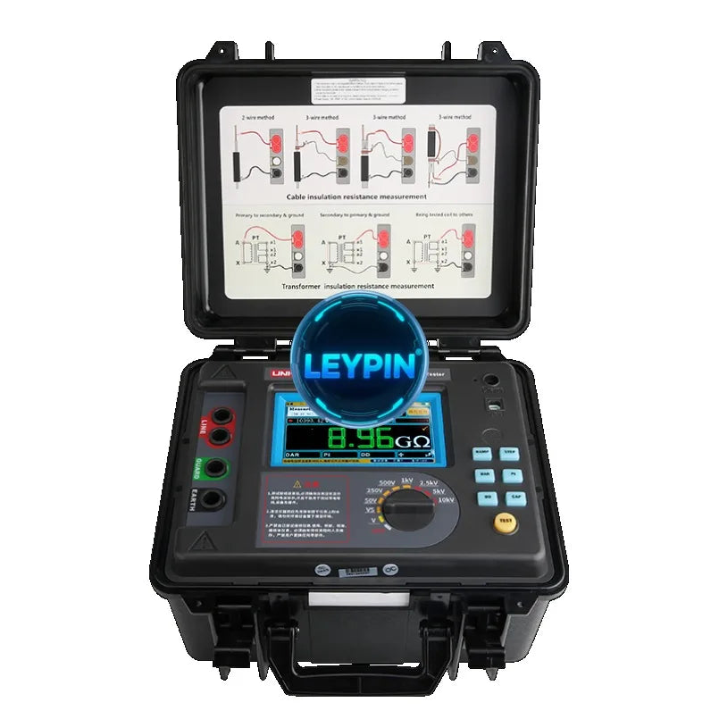 UNI-T UT513E 5kV High Voltage Insulation Resistance Tester  UT515C 10kV     lexso