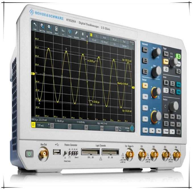 Used Rohde&Schwarz RTB2002 70 MHz 2+16 Digital Channels Testing Oscilloscope Multimeter