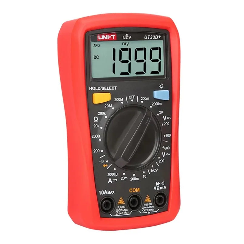 UT33D+ 1999 Counts Dc Best Multimeter Digital Multimeter Automotive Uni-t Multimeter lexso